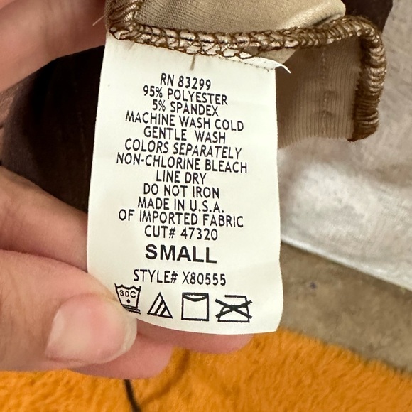 sublime x jay godfrey brown ombre cowl neck dress size S - Picture 11 of 11